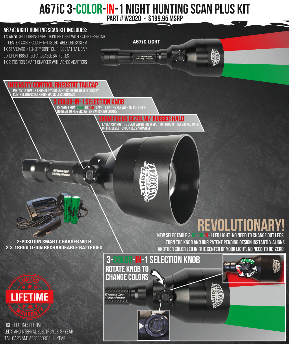 Coon Lights - Coyote Reaper® Shoot & Scan Combo