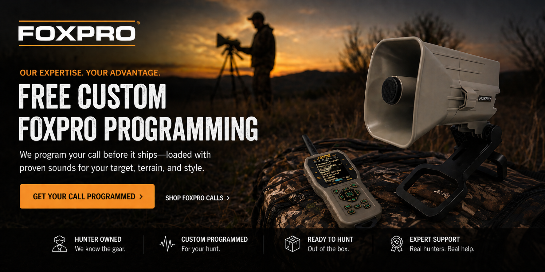 Free custom sound programming on most FOXPRO electronic game calls Free custom sound programming on most FOXPRO electronic game calls